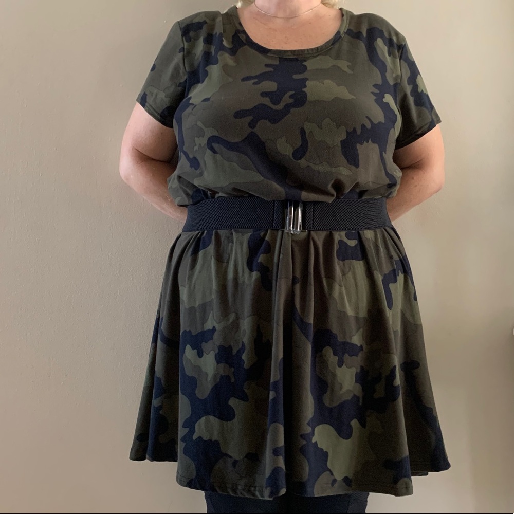 Camo T-Shirt Dress
